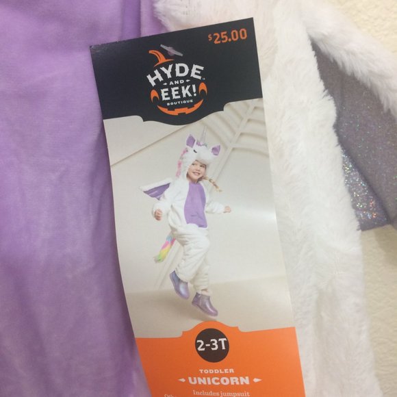 Halloween Costume Unicorn Toddler 2-3T Jumpsuit - Picture 13 of 13